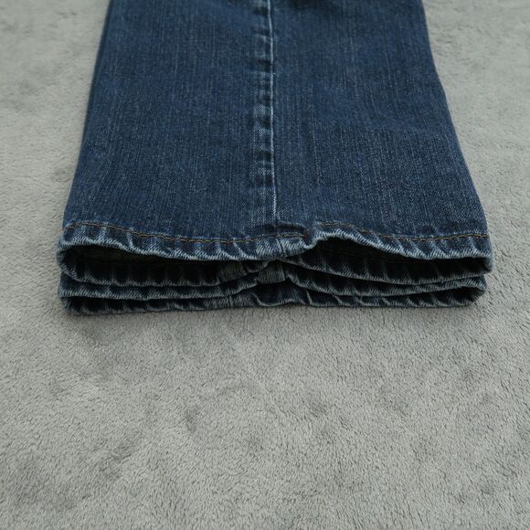 Levi's 514 Jeans Mens Size 38x32 Dark Blue Classic Straight 100% Cotton Denim - Picture 11 of 16